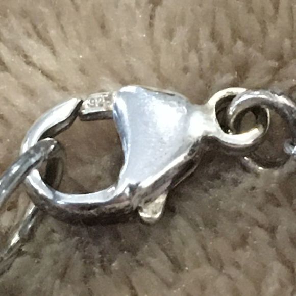 VINTAGE Sterling Silver Faceted Tigers Eye Necklace - Picture 7 of 11